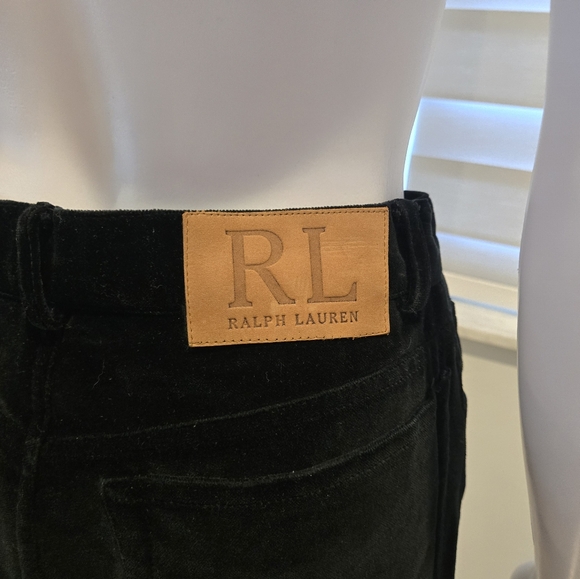 Ralph Lauren Black Velvet Pants - Picture 4 of 5